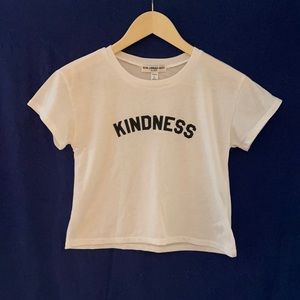 Kindness Youth Size Crop Tee